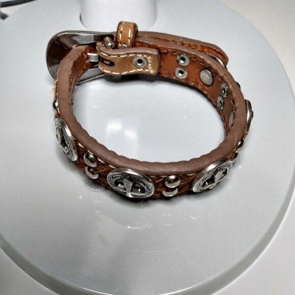 Leather horsehair bracelet - Picture 4 of 5